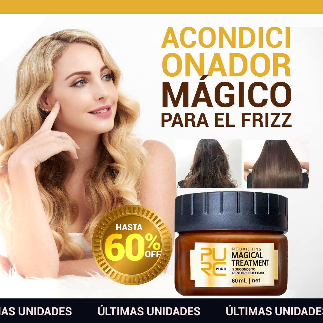 Kompralo
Acondicionador Mágico Para el Frizz - Para todo tipo de Cabello
Cabello más liso
el cabello más hermoso
cabello más desarrollado