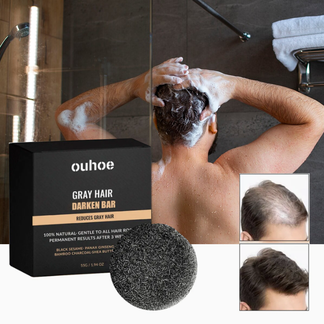 Transforma tu Cabello Hoy - Barra de Champú para Escurecimiento Natural